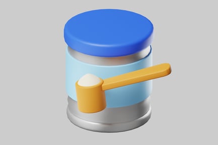 Preview: Cartoon baby formula container