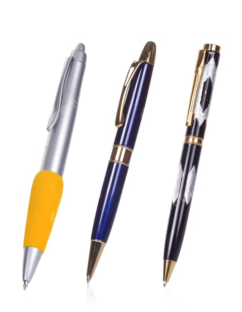 Preview: isolated pens on white
