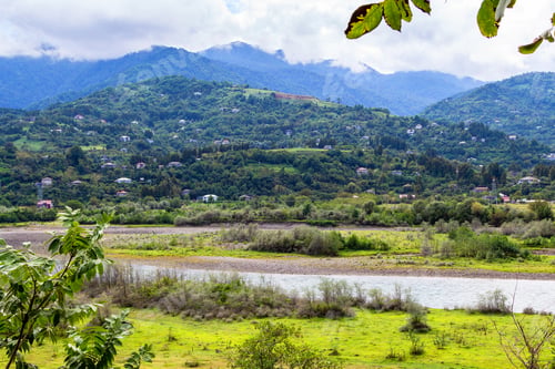 Preview: valley of Acharistskali river in Adjara in autumn