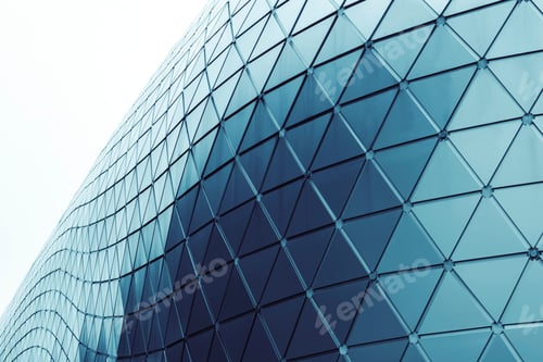 Preview: Exterior wall of modern architecture building