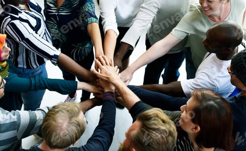 Preview: Startup Business People Teamwork Cooperation Hands Together