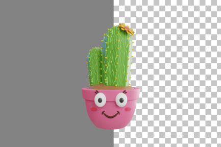 Preview: Cute Plant 3D Icon