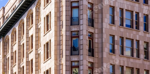 Preview: Exterior View of an Old Historic Building in Downtown Victoria