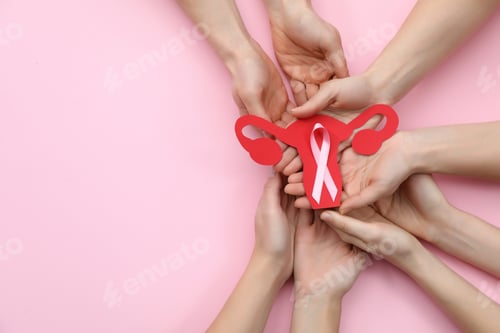Preview: Concept of Cancer disease and health care, female cancer