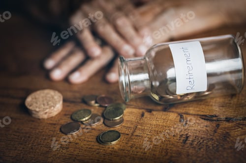 Preview: Elderly retired woman and her savings