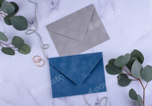 Preview: Wedding invitation card. Save the date concept