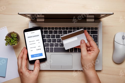 Preview: credit card, paying, purchase, using