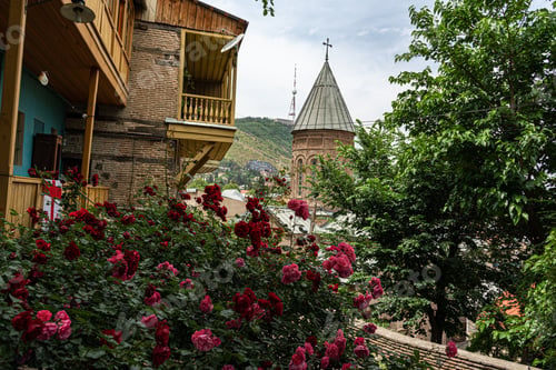 Preview: Tbilisi city centre in summer time
