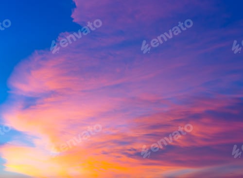 Preview: Cloudscape during sunset