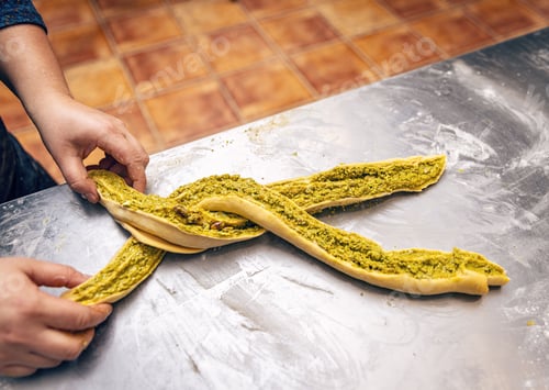 Preview: Swirl bread with pistachio cream