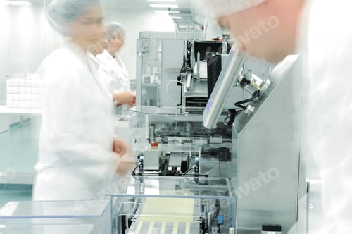 Preview: Workers In Motion At Modern Drug Factory