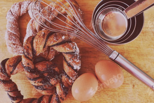 Preview: Baking equipment and pastries