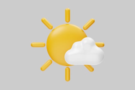 Preview: Summer sun with cloud