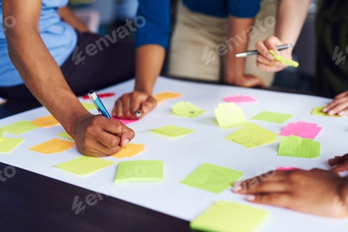 Preview: Brainstorming of young business coworkers