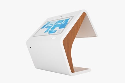 Preview: Interactive Information Kiosk with Wooden Accent