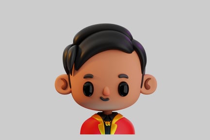 Preview: Cartoon boy in red jacket