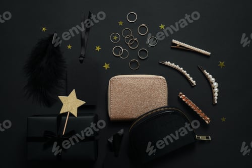 Preview: Concept of Black friday sale, top view