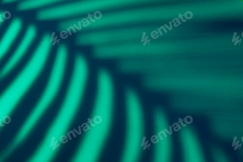 Preview: Beautiful monstera leaves shadow colored background in artificial light