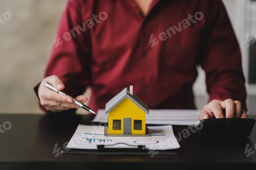 Preview: Real estate agents deliver replica homes to clients, mortgages, loans, leases and home sales. and ho