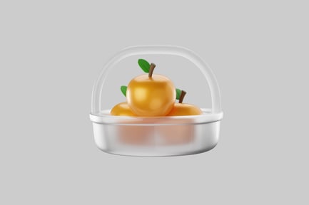 Preview: Orange fruits in basket