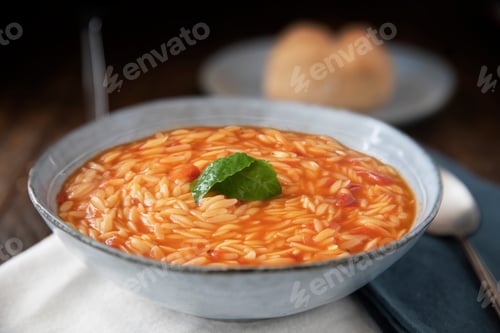 Preview: Orzo Soup with Basil