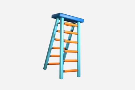 Preview: Ladder 3D illustration