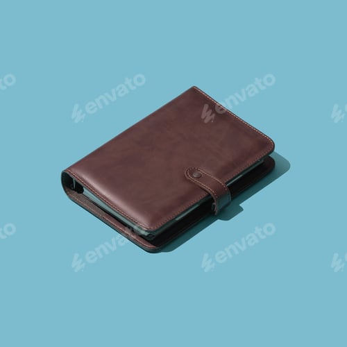 Preview: Personal organizer with leather cover