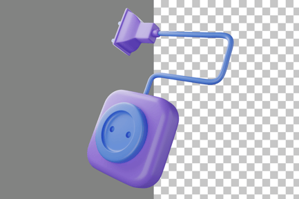 Preview: Electric Switch 3D Icon