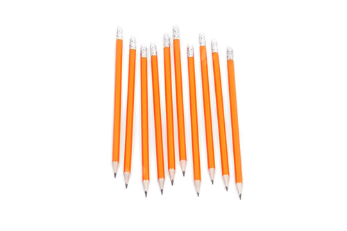 Preview: Amazing isolated pencils on pure white background