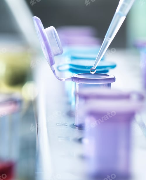 Preview: Pipetting droplets of liquid into eppendorf tubes, side view