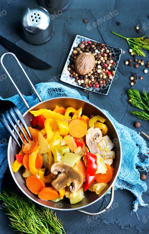 Preview: fried vegetables