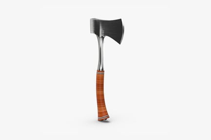 Preview: Forged Sportsman's Axe with Wood Grip