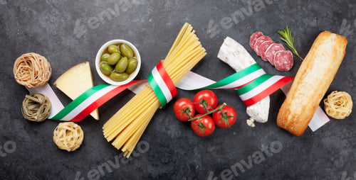 Preview: Italian cuisine food ingredients