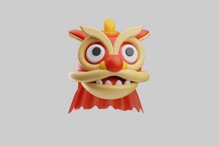 Preview: Chinese New Year Lion Dance Head