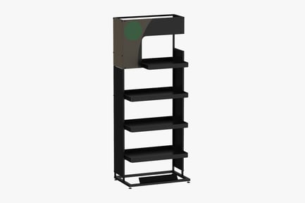 Retail Kiosk Shelving Unit - Product Display Stand