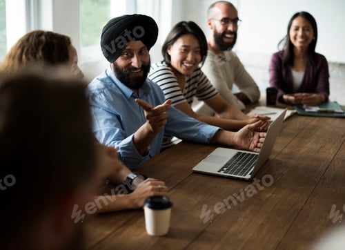 Vista previa: Concepto de oficina de seminarios para reuniones