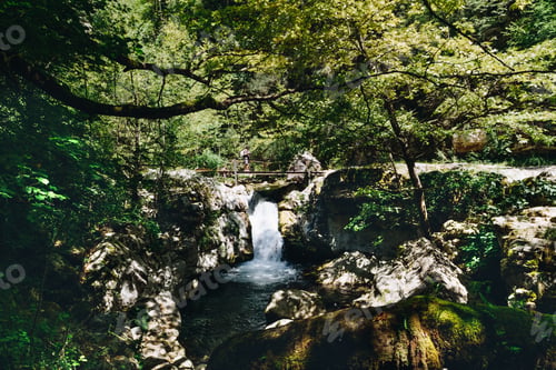Preview: Landscape of waterfall at Tzoumerka mountains in Epirus, Greece