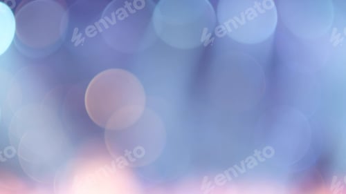 Preview: Soft blurred pastel iridescence pink and purple abstract background animation.