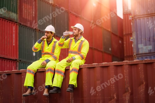 Preview: The worker is working in the hot weather,