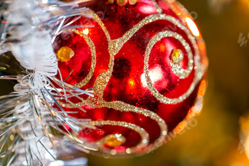 Preview: A Decorated Red Christmas Bauble