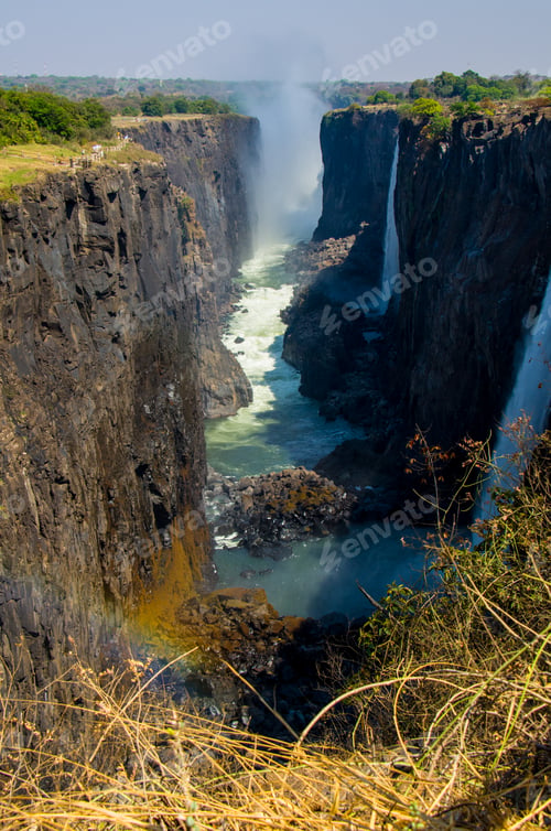 Preview: Victoria Falls, lies on the Zambezi River between Zambia and Zimbabwe’s border.