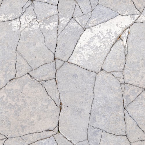 Preview: Old broken concrete slab