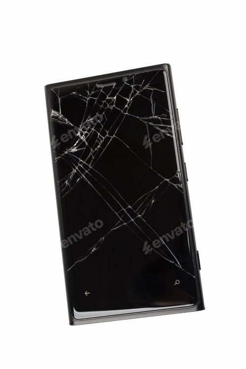 Preview: broken mobile phone