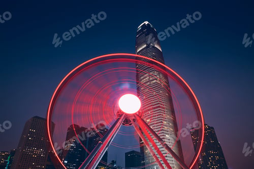 Preview: Observation Wheel against urban skyline