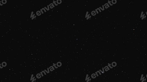 Preview: Night sky with lot of shiny stars. Real photo black starry sky, astrophotography.