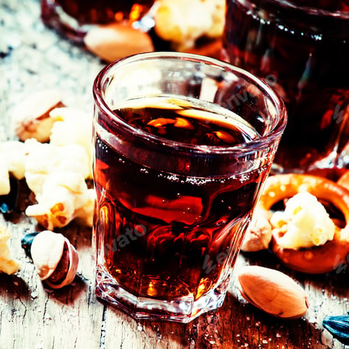 Preview: Cola and snacks, selective focus