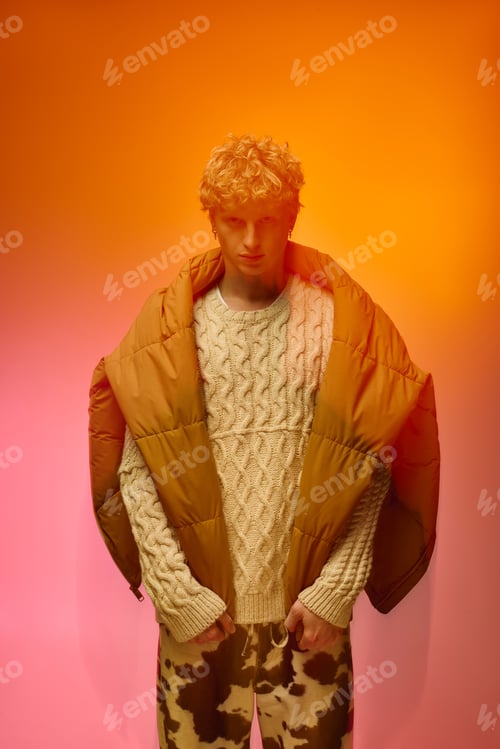 Preview: Holiday fashion showcase featuring a stylish man ready for Christmas 2025 festivities