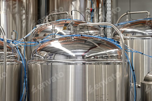 Preview: Closeup of beer vats
