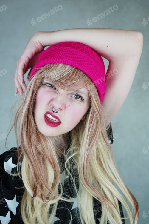 Preview: Cool and authentic portrait of a teen woman