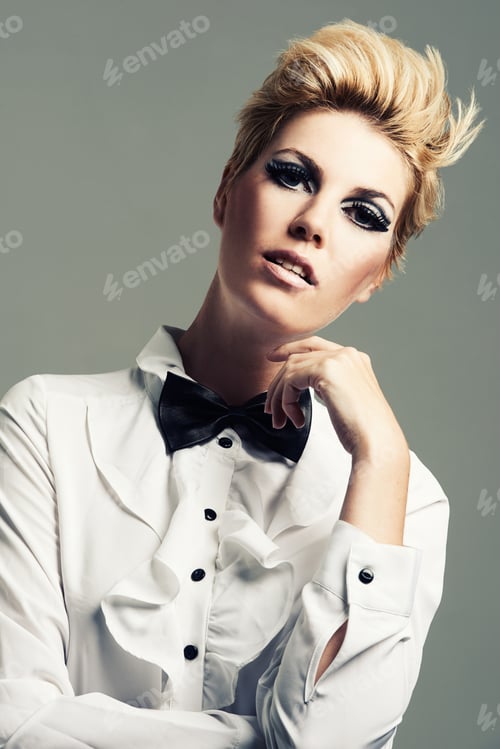 Preview: Looking chic and stylish. Portrait of a beautiful young runway model.